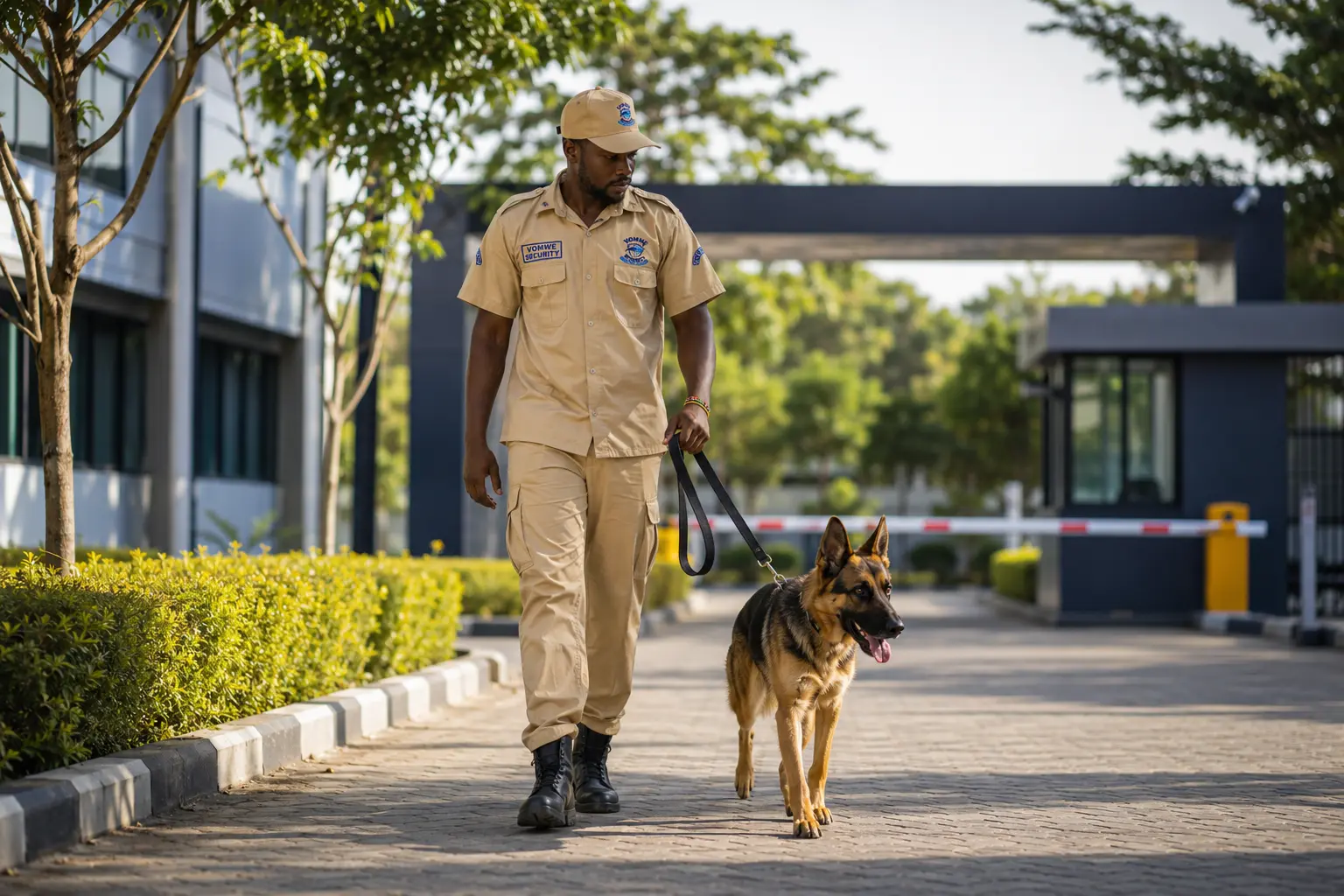 Vomwe Group residential security guards protecting a gated community in Nairobi